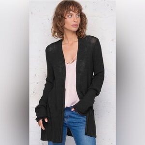 Wooden Ships New  Elegant Cotton Knit Cardigan size M/L